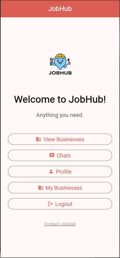 Welcome Screen